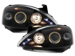 image-32-Фарове подходящи за Opel Corsa C (11.2000-09.2006) Angel Eyes 2 Halo Джанти Черен