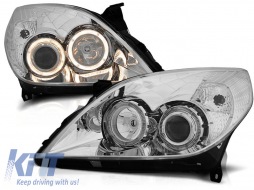 OPEL VECTRA C 09.05-08 ANGEL EYES CHROME 