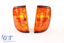 image-3-Orange Blinker-Paar geeignet für Mercedes W124 Limousine C124 Coupe S124 Kombi 85-93
