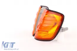 Orange Blinker-Paar geeignet für Mercedes W124 Limousine C124 Coupe S124 Kombi 85-93-image-6193811