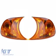 Orange Blinker Paar links rechts geeignet für BMW 3er Serie Coupe Cabrio E46 99-01-image-6197482