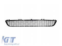 image-33-Original middle grille suitable for front M Technik bumper on BMW 5 Series G30 sedan, G31 touring 2017-2020 without ACC