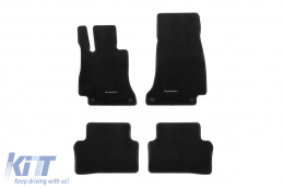 Original textile floor mats suitable for Mercedes-Benz E class W213, S213 2016-2022, set of 4 pieces, black - ABFMM6023804