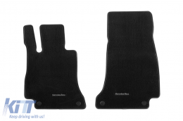 Original textile floor mats suitable for Mercedes-Benz E class W213, S213 2016-2022, set of 4 pieces, black-image-6250360