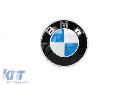 image-49-Original white/blue BMW emblem suitable for front hood for BMW Series 5 F10, F11, F07 GT, Series 6 E63, F12, F13, Z4 E85