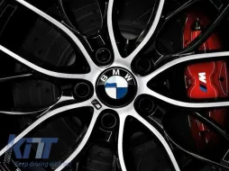 Originale BMW selbstzentrierende Radkappen Set von 4, geeignet für Radbolzendurchmesser von 112mm oder 120mm-image-6238875