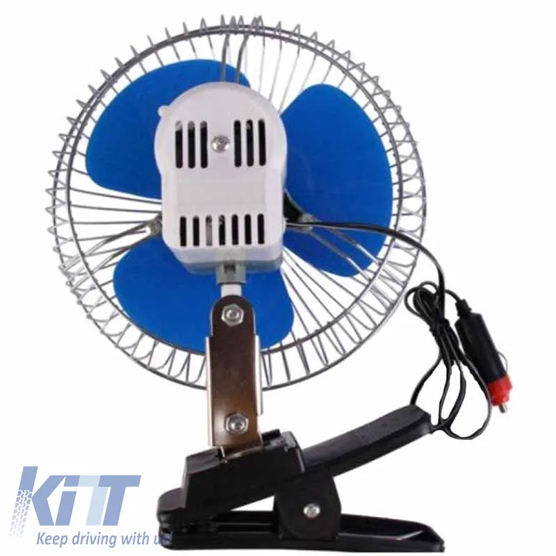 Oscillating Car Fan 24 Volt 8" With Clip