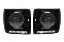 image-28-Osłony reflektorów LED DRL do Mercedes G W463 89-12 G65 Bi-Xenon Look