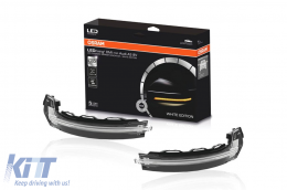 Osram chrome LED dynamic turn signals suitable for Audi A3 2013-2018 mirrors - ABAUML6010300