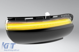 Osram chrome LED dynamic turn signals suitable for mirrors on VW Golf 6 2008-2013, Touran 2010-2015-image-6238313
