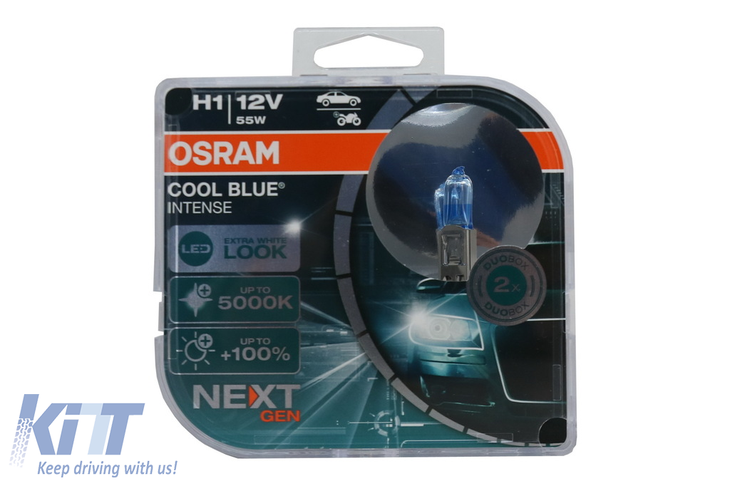 OSRAM COOL BLUE INTENSE NEXT GEN H1 Halogen Headlamp 64150CBN-HCB