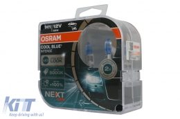 OSRAM COOL BLUE INTENSE NEXT GEN H1 Халоген фар 64150CBN-HCB 12V Кутия с твърди корици (2 броя)-image-6088693