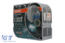 OSRAM COOL BLUE INTENSE NEXT GEN H7 Auto-Moto Halogen Headlamp 64210CBN-HCB 12V Hard core box (2 Units)-image-6088719