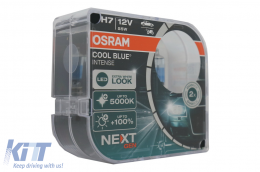 OSRAM COOL BLUE INTENSE NEXT GEN H7 Auto-Moto Halogen Headlamp 64210CBN-HCB 12V Hard core box (2 Units)-image-6088720