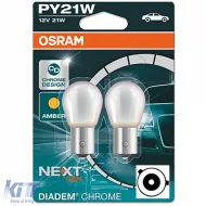 image-52-Osram Diadem BAU15s chrome bulbs for indicators, tail lights, offset pins