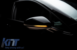 Osram Dynamic Full LED Mirror Indicators LEDriving suitable for VW Golf 7 & 7.5 (08/2012-) VW Touran II (05/2015-) Lamando (2014 -2019) White Edition-image-6045405