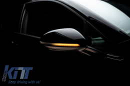 Osram Dynamic Full LED Mirror Indicators LEDriving suitable for VW Golf 7 & 7.5 (08/2012-) VW Touran II (05/2015-) Lamando (2014 -2019) White Edition-image-6045406
