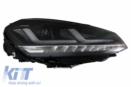 Osram Full LED Headlights LEDriving suitable for VW Golf 7 VII (2012-2017) Black Upgrade for Halogen-image-6034666