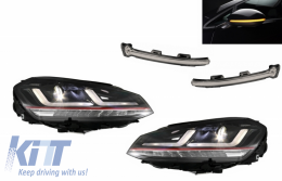 image-32-Osram Full LED Headlights with Dynamic Mirror Indicators suitable for or VW Golf 7 VII (2012-2017) Red GTI Upgrade Xenon&Halogen