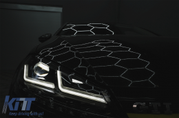 Osram Full LED Фарове LEDriving подходящи за VW Golf 7 VII (2012-2017) Черен Upgrade за Халоген-image-6089241