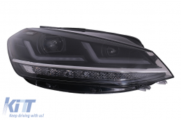 Osram Full LED Фарове LEDriving подходящи за VW Golf 7.5 Facelift (2017-2020) Надстройка за Халоген с Динамичен последователни Въртящи се светлини-image-6074751