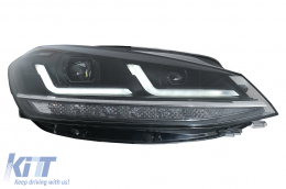 Osram Full LED Фарове LEDriving подходящи за VW Golf 7.5 Facelift (2017-2020) Надстройка за Халоген с Динамичен последователни Въртящи се светлини-image-6074754