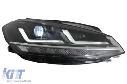 Osram Full LED Фарове LEDriving подходящи за VW Golf 7.5 Facelift (2017-2020) Надстройка за Халоген с Динамичен последователни Въртящи се светлини-image-6074757