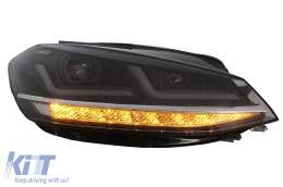 Osram Full LED Фарове LEDriving подходящи за VW Golf 7.5 Facelift (2017-2020) Надстройка за Халоген с Динамичен последователни Въртящи се светлини-image-6074760