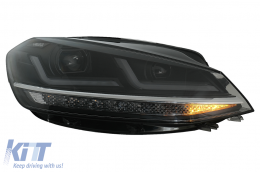 Osram Full LED Фарове LEDriving подходящи за VW Golf 7.5 Facelift (2017-2020) Надстройка за Халоген с Динамичен последователни Въртящи се светлини-image-6074762