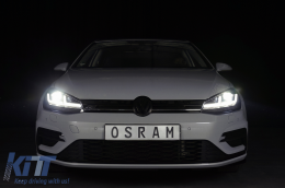 Osram Full LED Фарове LEDriving подходящи за VW Golf 7.5 Facelift (2017-2020) Надстройка за Халоген с Динамичен последователни Въртящи се светлини-image-6074768