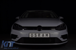 Osram Full LED Фарове LEDriving подходящи за VW Golf 7.5 Facelift (2017-2020) Надстройка за Халоген с Динамичен последователни Въртящи се светлини-image-6074769