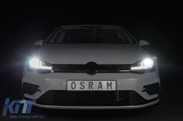 Osram Full LED Фарове LEDriving подходящи за VW Golf 7.5 Facelift (2017-2020) Надстройка за Халоген с Динамичен последователни Въртящи се светлини-image-6074770