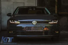 Osram Full LED Фарове LEDriving подходящи за VW Golf 7.5 Facelift (2017-2020) TFSI Look ъпгрейд за Халоген с Динамичен последователни Въртящи се светлини-image-6094107
