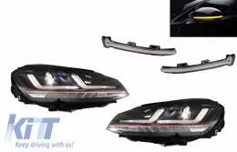 image-12-Osram Full LED Prednja svijetla s dinamičkim indikatorima ogledala prikladna za VW Golf 7 VII (2012-2017) Red GTI Upgrade Xenon&Halogen