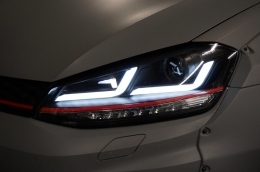 Osram Full LED Scheinwerfer für VW Golf 7 VII 12-17 rot GTI Upgrade für Halogen-image-6028679