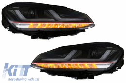 Osram Full LED Scheinwerfer für VW Golf 7 VII 12-17 rot GTI Upgrade für Halogen-image-6034604