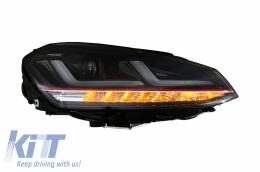 Osram Full LED Scheinwerfer für VW Golf 7 VII 12-17 rot GTI Upgrade für Halogen-image-6034605