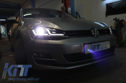 Osram Full LED Scheinwerfer LEDriving für VW Golf 7 12-17 Schwarz für Halogen-image-6028674