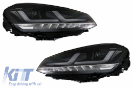 Osram Full LED Scheinwerfer LEDriving für VW Golf 7 12-17 Schwarz für Halogen-image-6034665