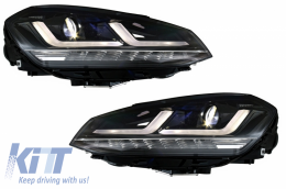 Osram Full LED Scheinwerfer LEDriving für VW Golf 7 12-17 Schwarz für Halogen-image-6034669