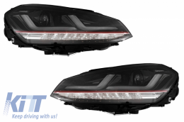 Osram Full LED Фарове с Динамичен мигачи на Огледало , подходящи за VW Golf 7 VII (2012-2017) Червен TFSI Upgrade Xenon&Halogen-image-6045583