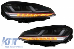 Osram Full LED Фарове с Динамичен мигачи на Огледало , подходящи за VW Golf 7 VII (2012-2017) Червен TFSI Upgrade Xenon&Halogen-image-6045585