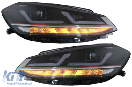 Osram Full LED Фарове с Динамичен Full LED Огледало мигачи LEDriving подходящи за VW Golf 7.5 Facelift (2017-2020) TFSI Look ъпгрейд за Халоген с Динамичен последователни Въртящи се светлини-image-6080228