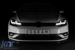 Osram Full LED Фарове с Динамичен Full LED Огледало мигачи LEDriving подходящи за VW Golf 7.5 Facelift (2017-2020) TFSI Look ъпгрейд за Халоген с Динамичен последователни Въртящи се светлини-image-6080236