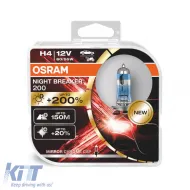 Osram H4 Night Breaker Laser 200 Nächste Generation 200% mehr HELLIGKEIT 2 Stück-image-6203863