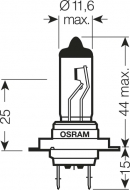 OSRAM H7 Halogen Első lámpa 64210 12V karton doboz (1 darab)-image-6029382
