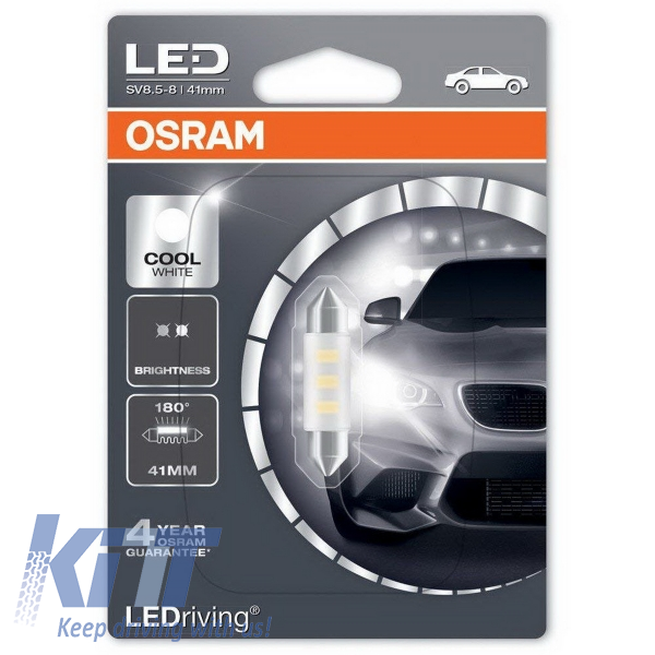 item As staining OSRAM LED Driving Cool white Festoon 41mm ("C5W" 6411Form) 6000K (M2) -  CarPartsTuning.com