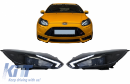 Osram LED Headlights suitable for Ford Focus III Mk3 (2010-2014) Xenon Upgrade OEM Halogen-image-6042981