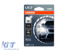 OSRAM LED Retrofits Standard Cool White (6431CW) 0,5W 12V (SV8.5-8) 31mm - 6431CW-01B