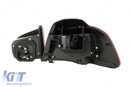 Osram LED tail light set suitable for VW Golf VI 2008-2013, red and white base, left and right-image-6238328